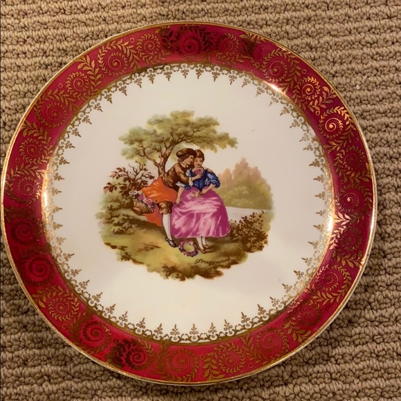 🔴💥HP💥LIMOGES PLATE VINTAGE - Picture 5 of 6